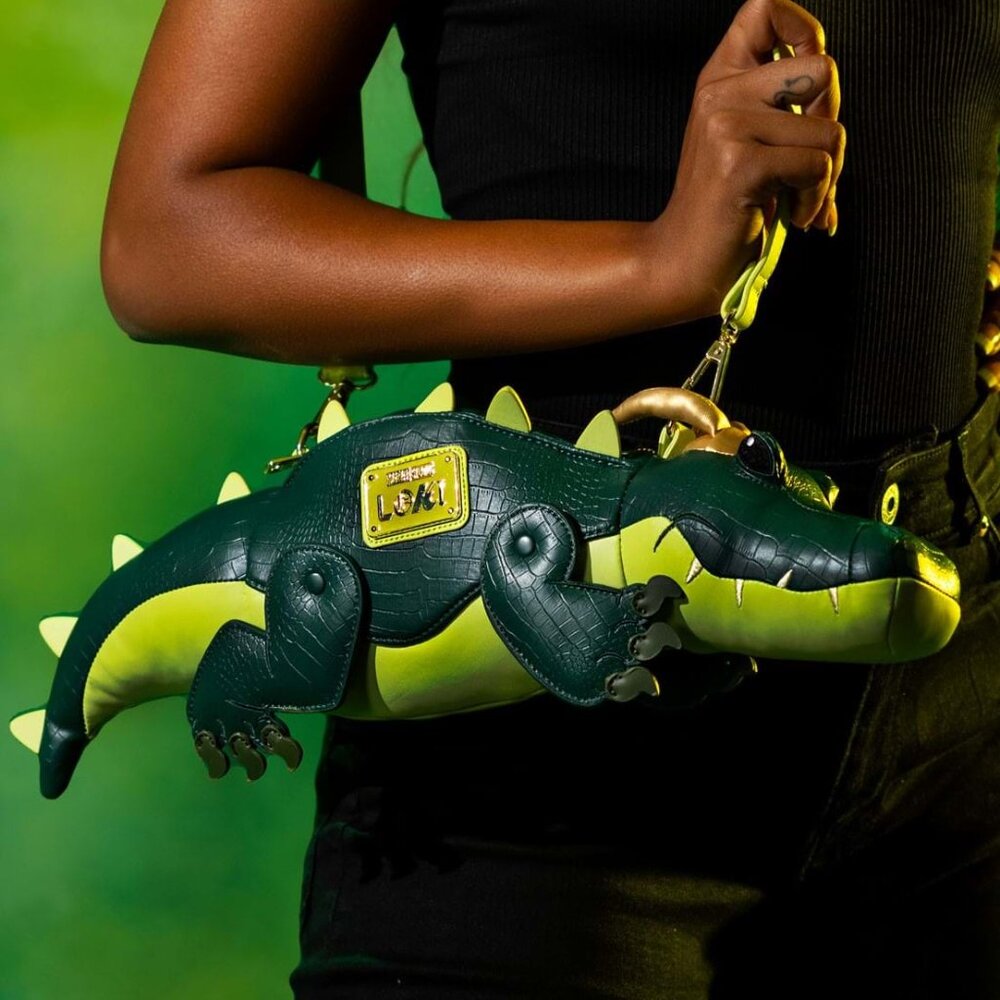NWT Loungefly Alligator Loki Crossbody Bag HTF Exclusive